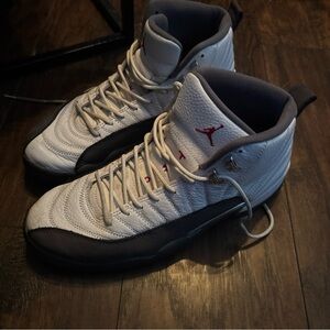 Jordan 12 retro 2019 White and gray High-Top Sneakers 2019